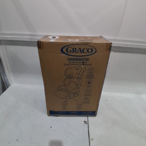 GRACO 2-IN-1 TURBOBOOSTER HIGHBACK TO BACKLESS BOOSTER CAR SEAT - 40LB TO 100LB MAX - GUST/BLACK (MODEL: 2142836) image 3