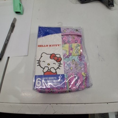 6PK KIDS HELLO KITTY BRIEFS UNDERWEAR- SIZE 6 - MULTICOLOUR/ ASSORTED PATTERNS image 2