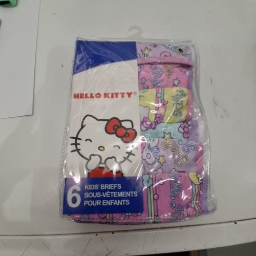 6PK KIDS HELLO KITTY BRIEFS UNDERWEAR- SIZE 6 - MULTICOLOUR/ ASSORTED PATTERNS image 4
