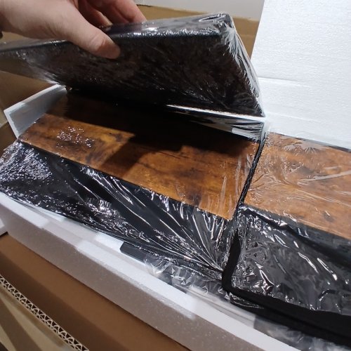 GARVEE DRAWERS DRESSER - 9 DRAWERS - BROWN/BLACK (ITEM: 7AXQ0) image 4
