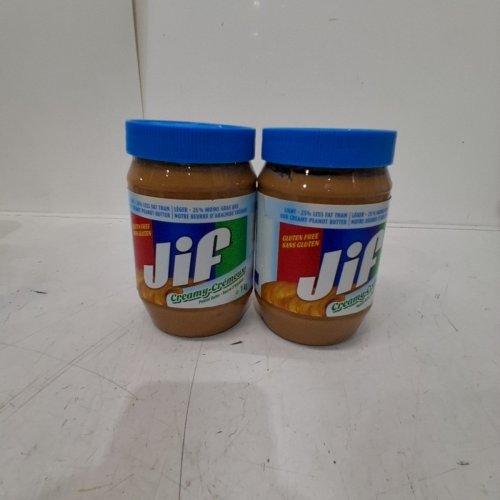 2 JIFF GLUTEN-FREE LIGHT CREAMY PEANUT BUTTER -1KG/EACH image 3