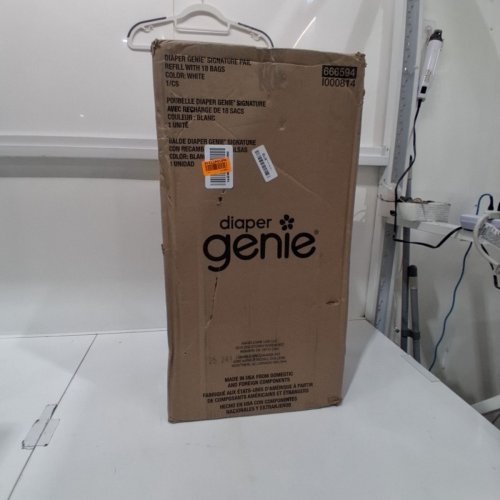 DIAPER GENIE PLATINUM DIAPER STAINLESS STEEL DIAPER PAIL - WHITE image 4