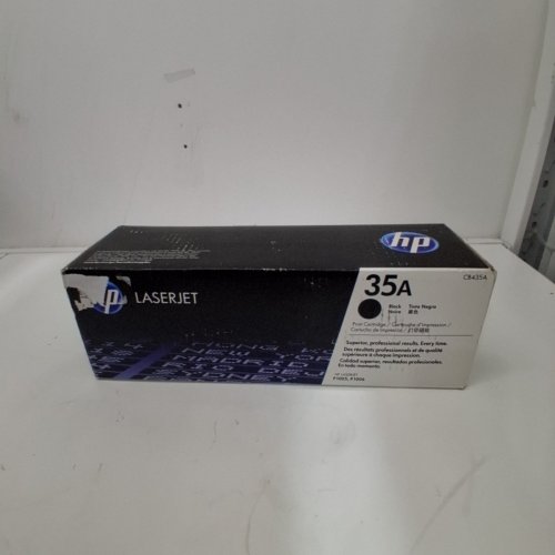 HP 35A BLACK ORIGINAL LASERJET TONER CARTRIDGE (MODEL: CB435A) image 2