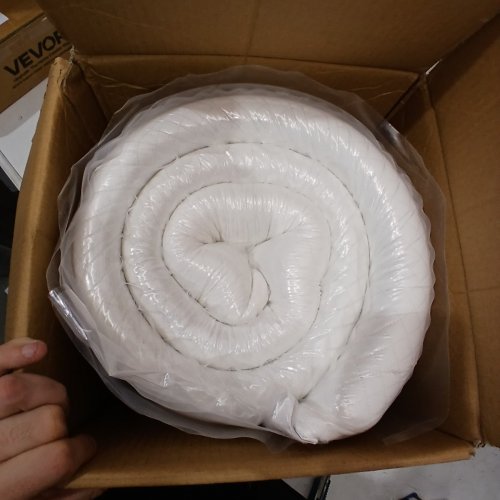 BRICK ATTIC FIRM MEMORY FOAM MATTRESSES FOR COOLING SLEEP AND PRESSURE RELIEF - TWIN - 5" - WHITE (MODEL: DM505-T) image 2