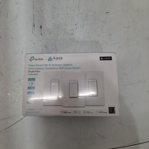 3PK TP-LINK KASA MATTER SMART WI-FI DIMMER SWITCH - NEUTRAL WIRE AND 2.4GHZ WI-FI CONNECTION REQUIRED - WHITE - (MODEL:KS225P3) image 2