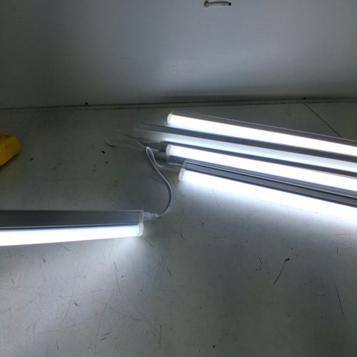 6PK BARRINA T5 LED SHOP LIGHT FIXTURE - 3FT EACH - 8000K - WHITE image 2