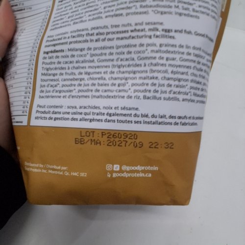 GOODPROTEIN PLANT-BASED ALL-IN-ONE SHAKE- MOCHA -352G image 2