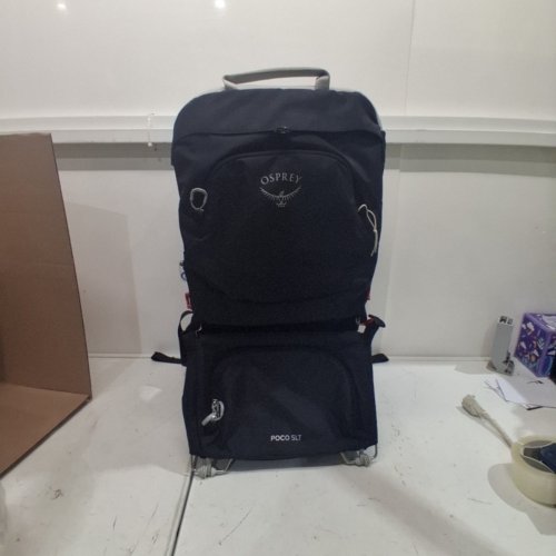 OSPREY POCO SLT BABY CARRIER WITH LIGHTWEIGHT FOLDING FRAME - 22L/50LBS CAPACITY- BLACK image 3