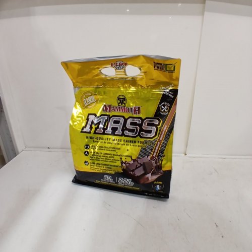 MAMMOTH MASS HIGH-QUALITY MASS GAINER PROTEIN - 60G PER SERVING - 5 LBS - RICH CHOCOLATE image 3