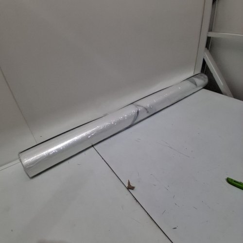 GLOSSY FINISH PEEL AND STICK WATERPROOF WALL PANELING -9.8FT X 47".- WHITE MARBLE (ITEM: WPR-CAR-1) image 3