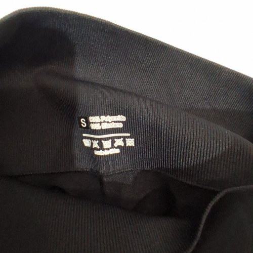 WOMEN'S BUTT LIFTING HIGH WAISTED LEGGINGS - SMALL - BLACK image 2