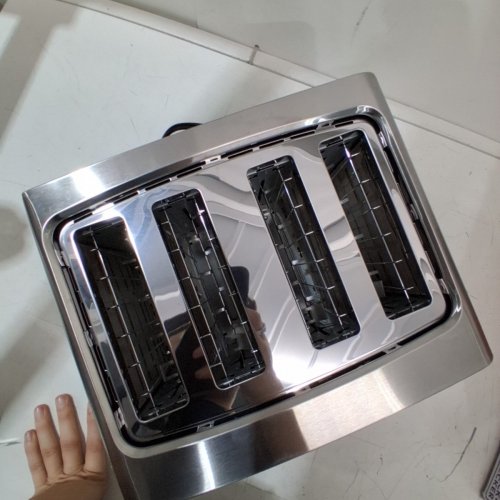 BLACK + DECKER 4-SLICE EXTRA WIDE TOASTER - STAINLESS STEEL - (TR4900SSD) image 5