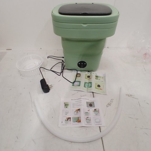 FOLDABLE WASHING MACHINE WITH 3 MODES - 8L CAPACITY - GREEN - (MODEL:MLSC-01) image 4