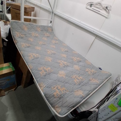LILLIBEARAS PREMIUM HYPOALLERGIC FOAM MATTRESS TOPPER - TWIN (75" X 39") - GREY image 3