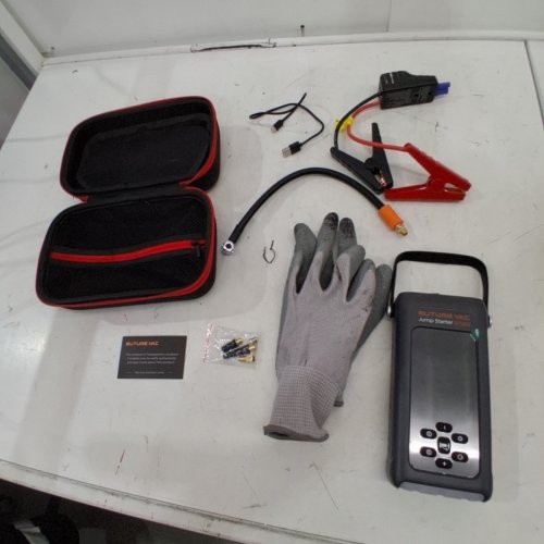 BUTURE VAC 2-IN-1 CAR BATTERY BOOSTER JUMP STARTER WITH AIR COMPRESSOR - 12V/150PSI (MODEL: ST001) image 3