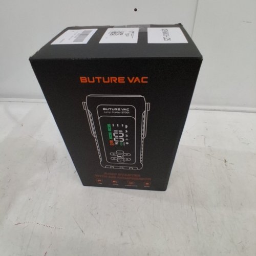BUTURE VAC 2-IN-1 CAR BATTERY BOOSTER JUMP STARTER WITH AIR COMPRESSOR - 12V/150PSI (MODEL: ST001) image 5