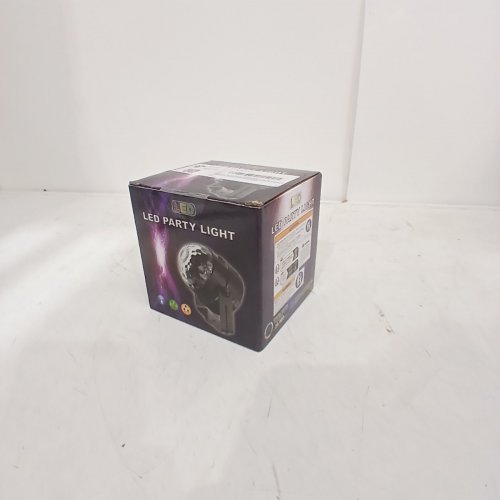 APEOCOSE PARTY LIGHT & SOUND ACTIVATED DISCO BALL WITH REMOTE - 12 MODES - BLACK (MODEL: 468) image 2