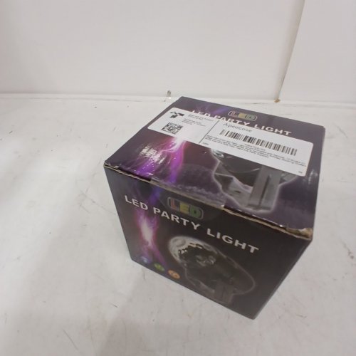 APEOCOSE PARTY LIGHT & SOUND ACTIVATED DISCO BALL WITH REMOTE - 12 MODES - BLACK (MODEL: 468) image 3