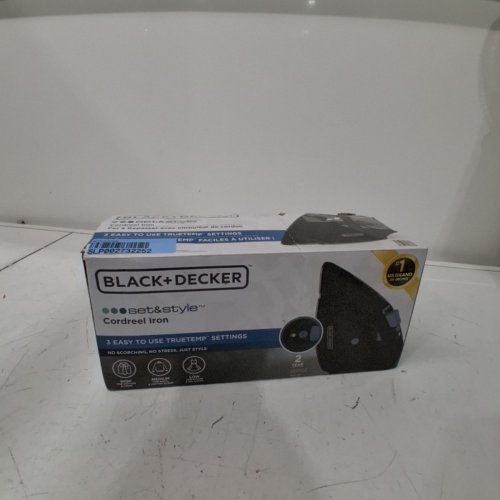 BLACK+DECKER SET&STYLE CORDREEL IRON - BLACK (MODEL:IR2024-1BDC) image 6