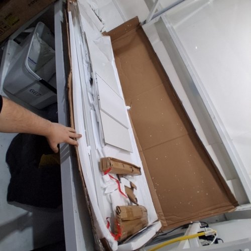 IRONCK SLIM NARROW KITCHEN PANTRY CABINET - 15.8" X 15.8" X 72.2" - WHITE (MODEL: HK-PT-02A) image 4