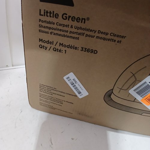 LITTLE GREEN PORTABLE CARPET/SPOT CLEANER- GREEN/BLACK (MODEL: 3369D) image 7