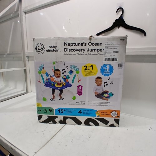 BABY EINSTEIN NEPTUNE'S OCEAN DISCOVERY JUMPER - ADJUSTABLE HEIGHT - MULTICOLOR (MODEL: 10455-ES) image 4
