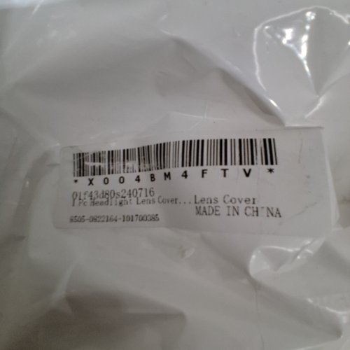 2PC HEADLIGHT LENS COVER FOR BMW X1 E84 2010-2015 - clear image 2