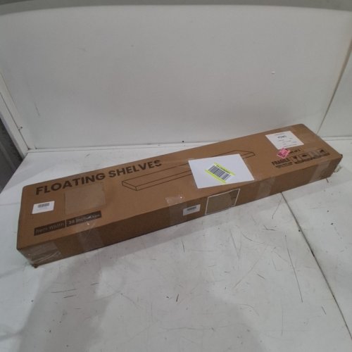 2PK HEIMLOVE WALL MOUNTED FLOATING SHELVES - 36" - OAK WOOD BROWN image 5