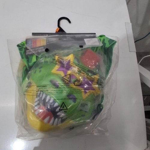 3PC BOYS FIVE NIGHTS AT FREDDY'S MONTGOMERY GATOR COSTUME - MEDIUM 8/10 - GREEN/YELLOW image 3