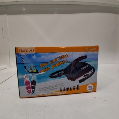 FBSPORT SUP ELECTRIC AIR PUMP - 20 PSI - BLUE/RED (MODEL: HT-782) image 5