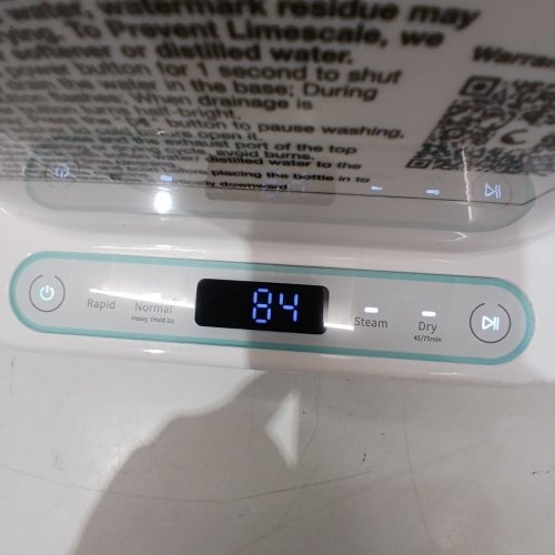 PAPABLIC 4-IN-1 BABY BOTTLE WASHER STERILIZER & DRYER - BLUE/WHITE (MODEL: ZMW-STHB03) image 2