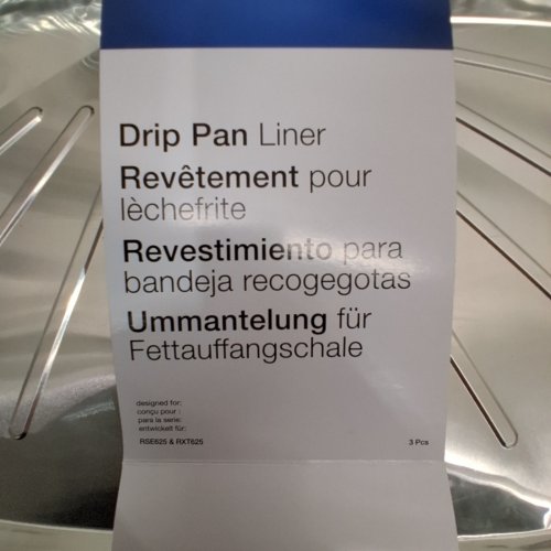 3PK NAPOLEON DRIP PAN LINERS - FITS ROGUE 425 SERIES BBQ - SILVER image 2