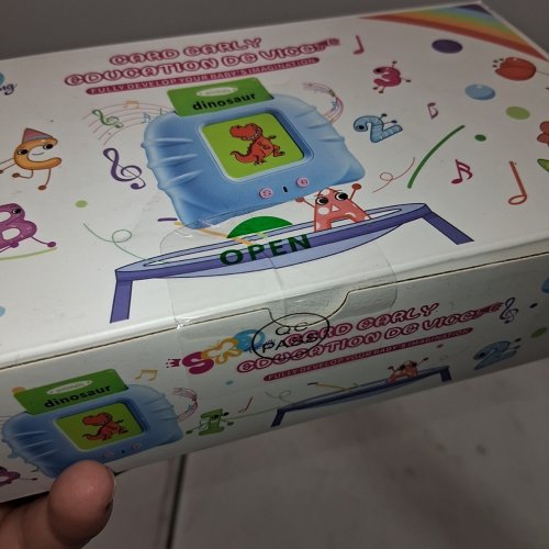 TIMINGSXD FLASH CARD LEARNING TOY WITH 112 CARDS - BLUE (MODEL: CA001-BLUE) image 2