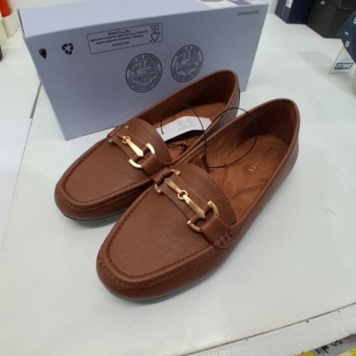 WOMEN'S AEROSOLES BUCKLE SLIP ON LOAFER FLATS - 8 - TAN BROWN (STYLE: 1863915) image 2