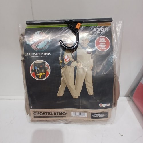 2PC TODDLER DISGUISE GHOSTBUSTERS FROZEN EMPIRE COSTUME - 3T-4T TAN image 2