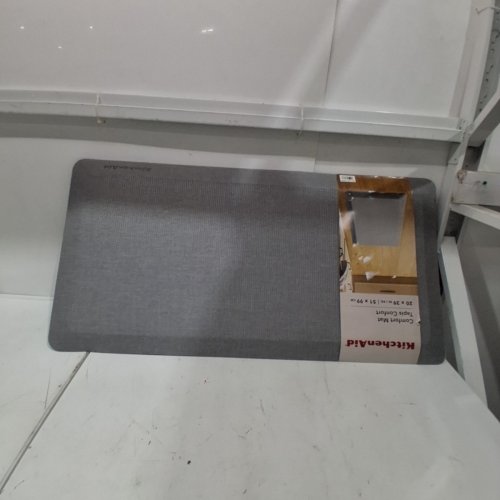 KITCHENAID GOURMET SERIES KITCHEN COMFORT CUSHIONED MAT - 20" X 39" - LIGHT GREY / BLACK (MODEL: 2796321) image 2