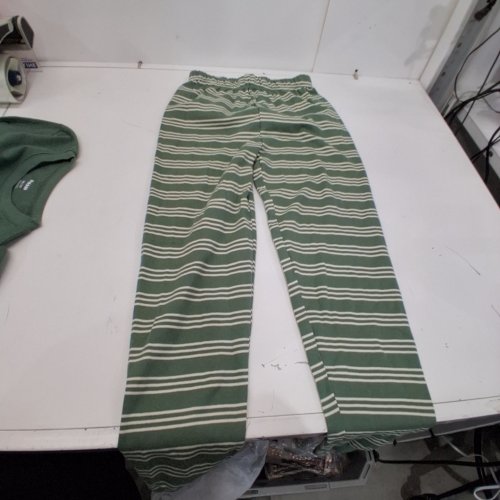 2PC BOYS PEKKLE LONG SLEEVE PAJAMA SET - 10/12 - GREEN/WHITE (STYLE: 3378843) image 3
