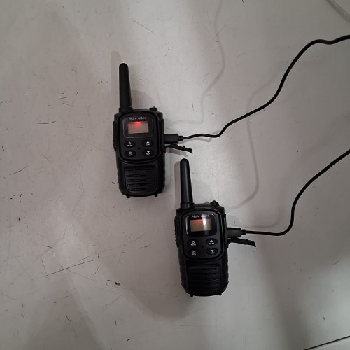 2PK MAXTALKER WALKIE TALKIES WITH FLASHLIGHT - 5KM RANGE - BLACK (MODEL: MT10) image 4