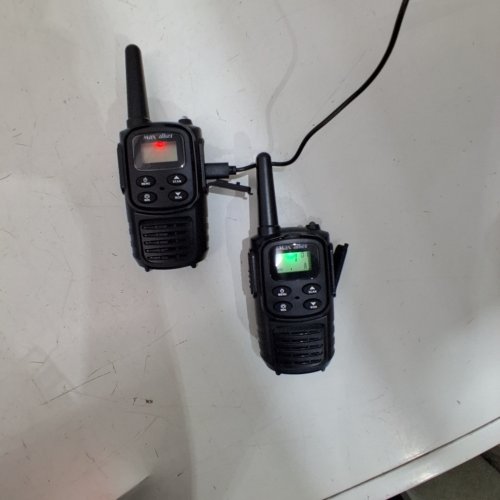 2PK MAXTALKER WALKIE TALKIES WITH FLASHLIGHT - 5KM RANGE - BLACK (MODEL: MT10) image 5