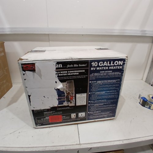 SUBURBAN DIRECT SPARK IGNITION GAS POWERED RV WATER HEATER - 12000BTU, 10GAL TANK - STAINLESS STEEL (MODEL: SW10D) image 7