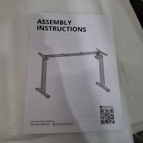 ELECTRIC HEIGHT/WIDTH ADJUSTABLE STANDING DESK FRAME - FITS 40"-60" TABLE TOPS - BLACK - (MODEL: S31) image 6