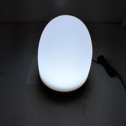 OYADISIIOP MODERN DIMMABLE REMOTE CONTROL LIGHT THERAPY TABLE LAMP - WHITE / WOOD image 2