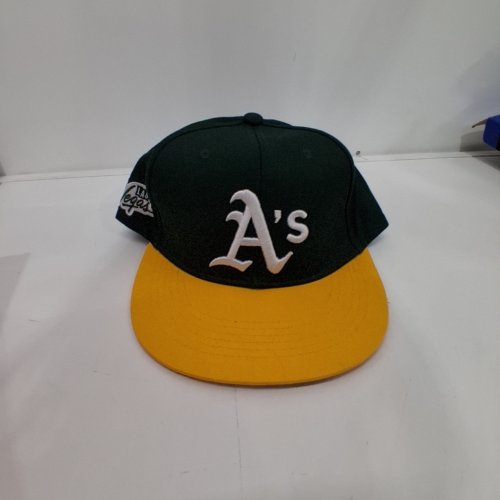 UNISEX BASEBALL CAP - A'S - OSFM - GREEN/YELLOW image 2