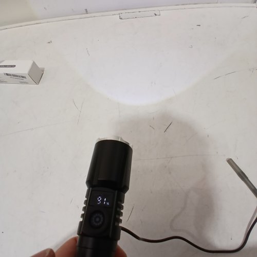 RECHARGEABLE LED FLASHLIGHT - BLACK (MODEL: K5) image 2
