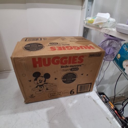 104PK HUGGIES LITTLE MOVERS DISNEY BABY DIAPERS - SIZE 6 (OVER 35LB) image 2