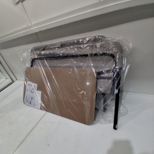 SUNHOO PORTABLE FOLDING DIAPER CHANGING TABLE WITH WHEELS & STORAGE - GREY image 2