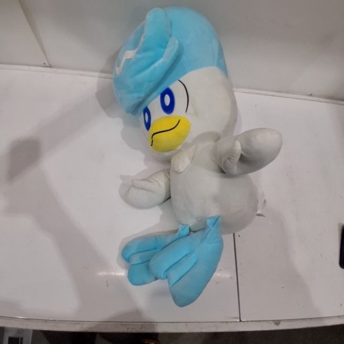 POKEMON PLUSH QUAXLY TOY - 24" - WHITE / BLUE image 2