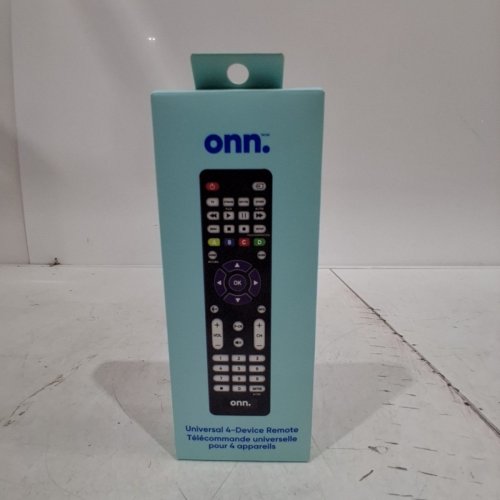 ONN. 4-DEVICE UNIVERSAL REMOTE CONTROL - COMPATIBLE WITH ALL MAJOR BRANDS - BLACK image 4
