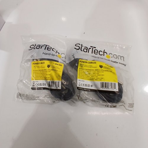 2 STARTECH POWER CORD EXTENSION - NEMA 5–15R TO NEMA 5–15P - 6FT - BLACK (MODEL: PAC1016) image 2