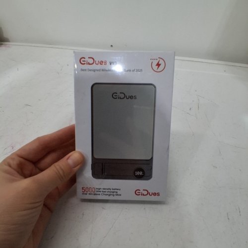 GIDUES WIRELESS POWER BANK - 5000MAH - 15W - GREY (MODEL: W1) image 2